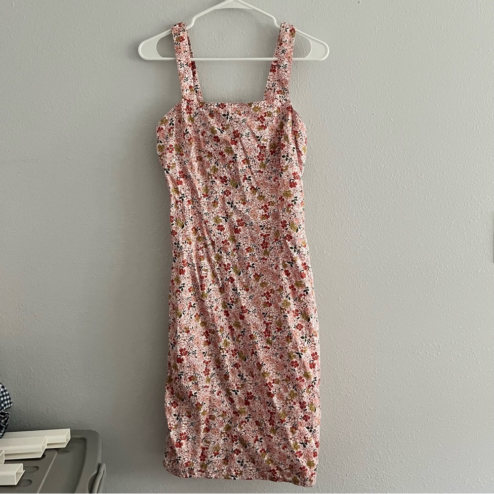Vintage Ann Taylor Floral Sleeveless Mini Dress Size 4